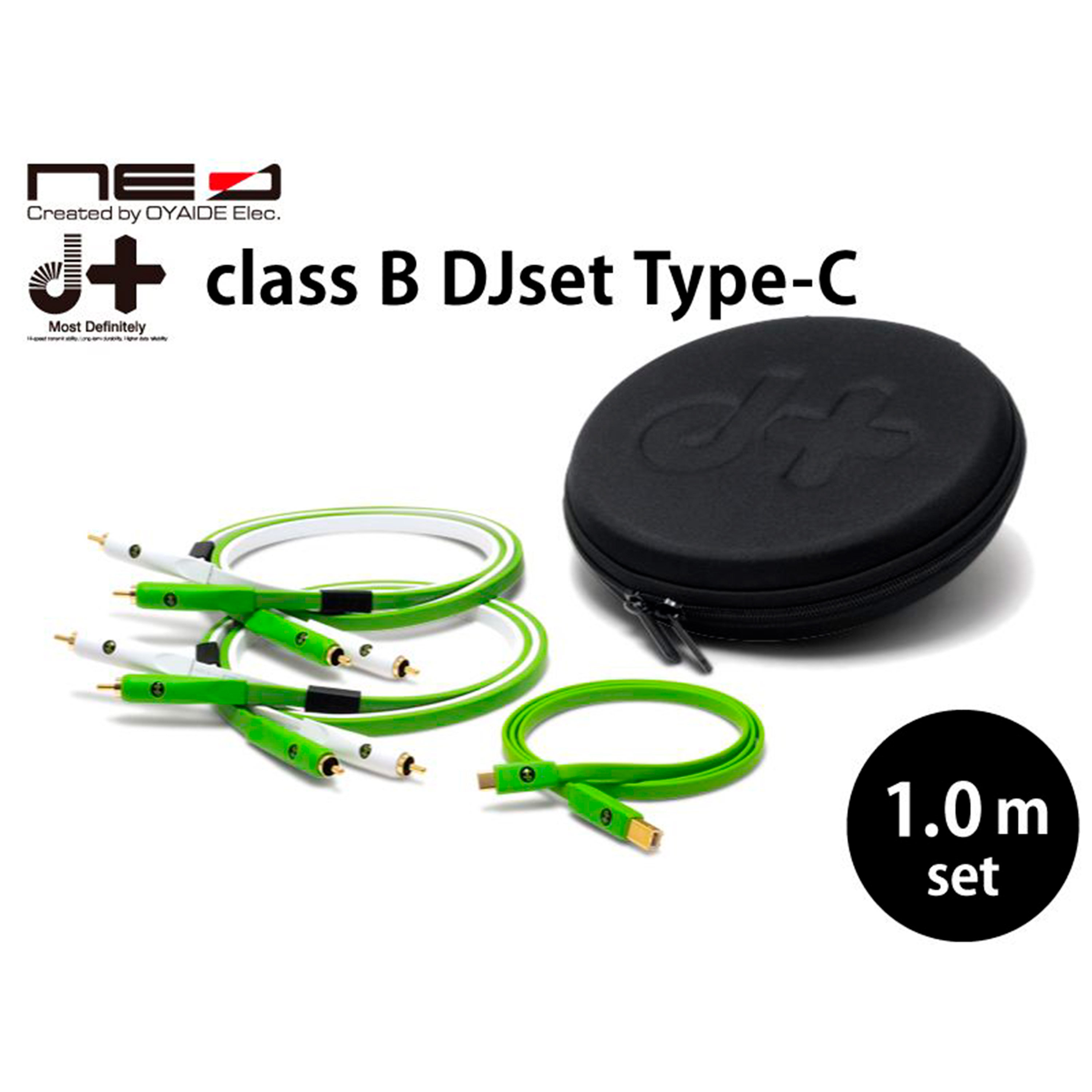 Câble Neo By Oyaide D+ USB-C Vers USB-C Classe B 2m - Haute Vitesse Pour DJ, Musiciens Et Production Audio