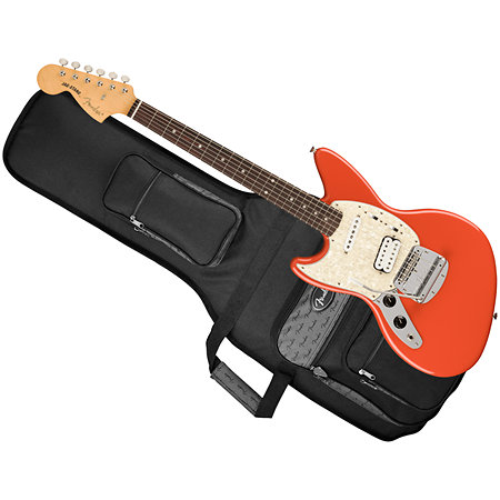 Fender Kurt Cobain Jag-Stang LH Fiesta Red + Housse