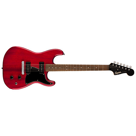 Paranormal Strat-O-Sonic Crimson Red Transparent Squier by FENDER