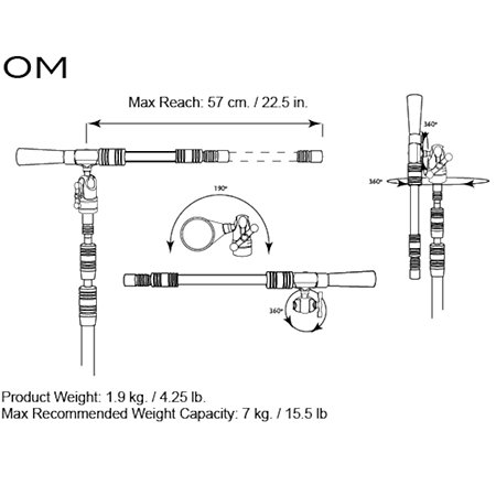 OM Mini Single Arm Orbital Boom Triad-Orbit