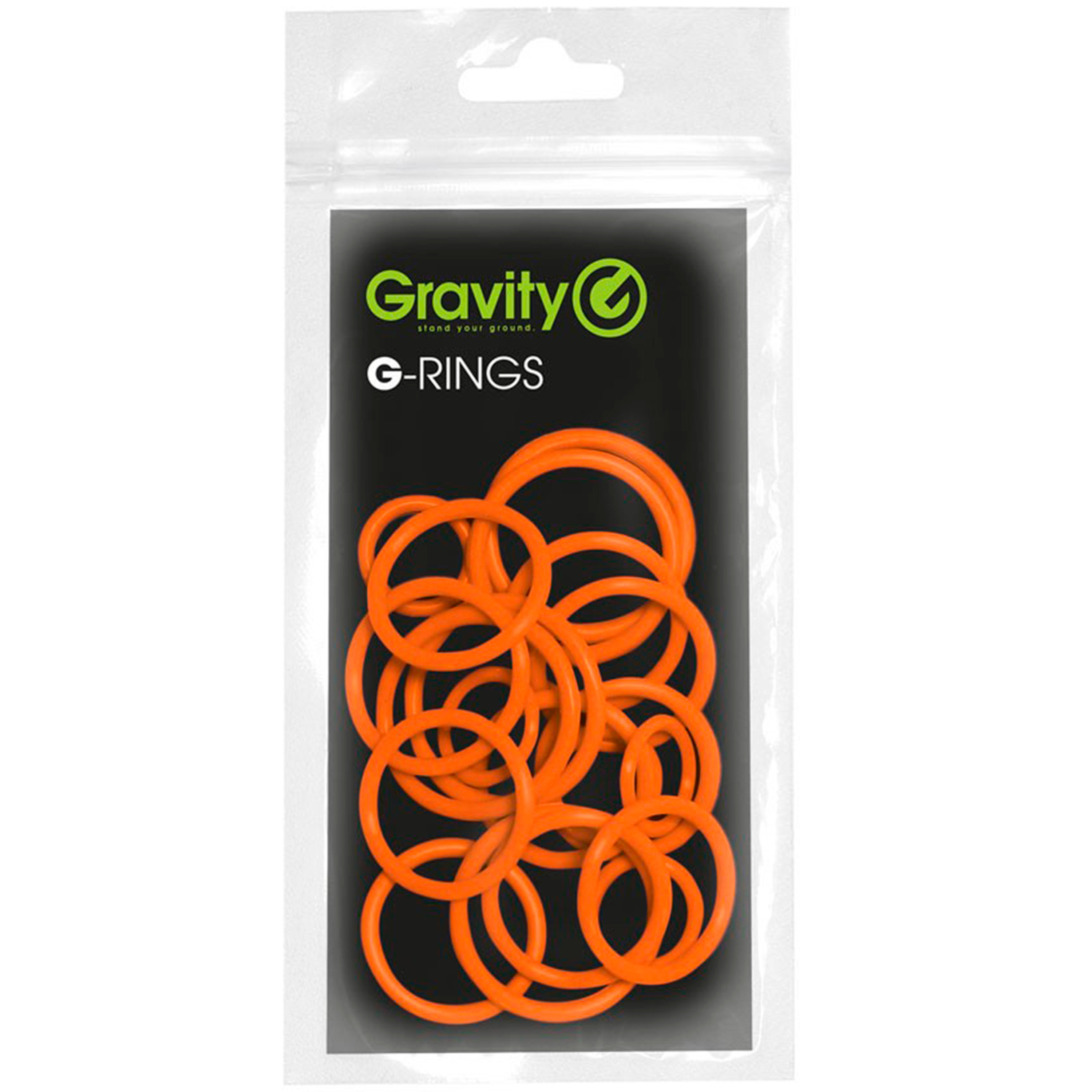 Gravity RP 5555 ORG 1 - Jeu de bagues universelles Gravity, Electric Orange