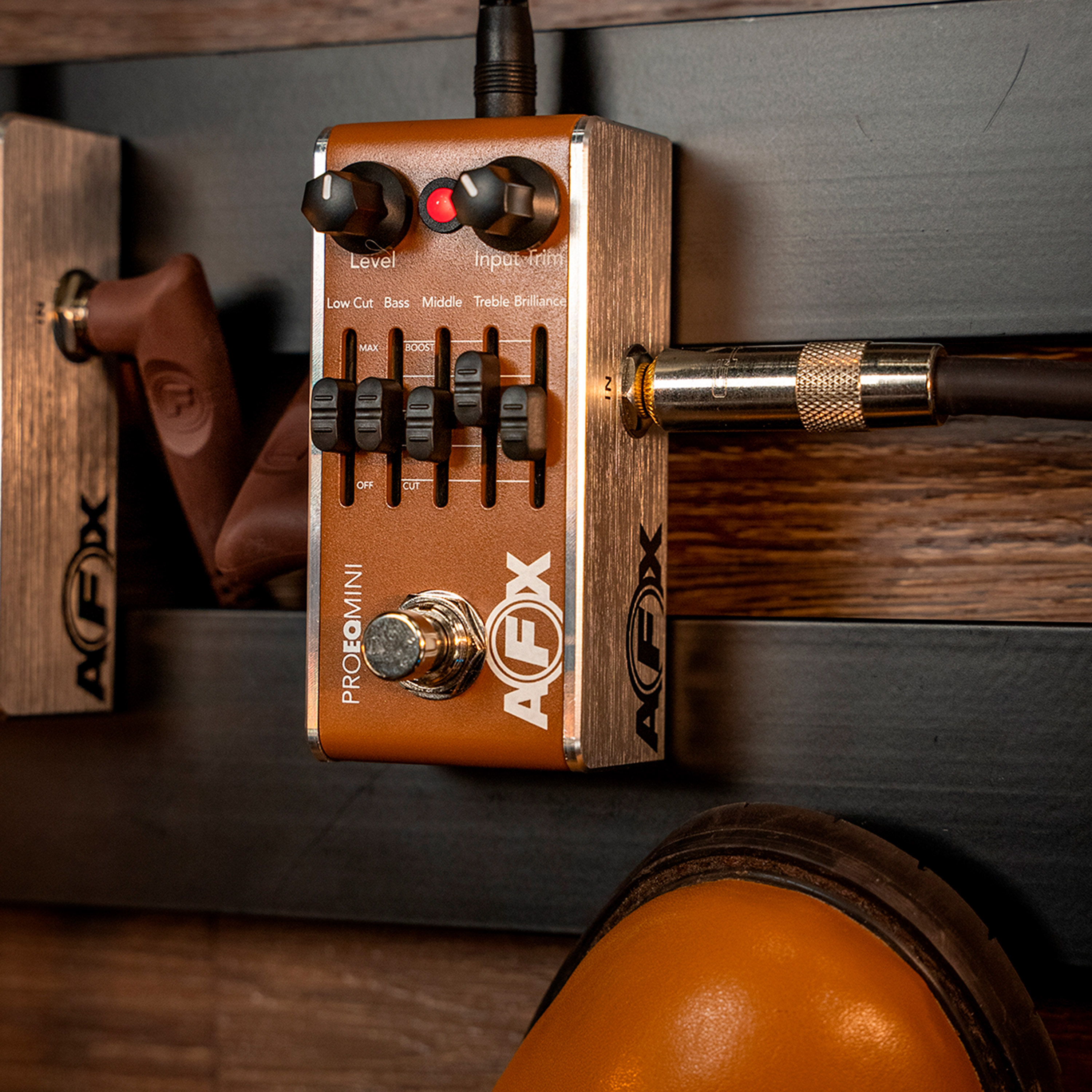 Fishman AFX Pro EQ Mini Acoustic Preamp + EQ Effets Guitare Electro