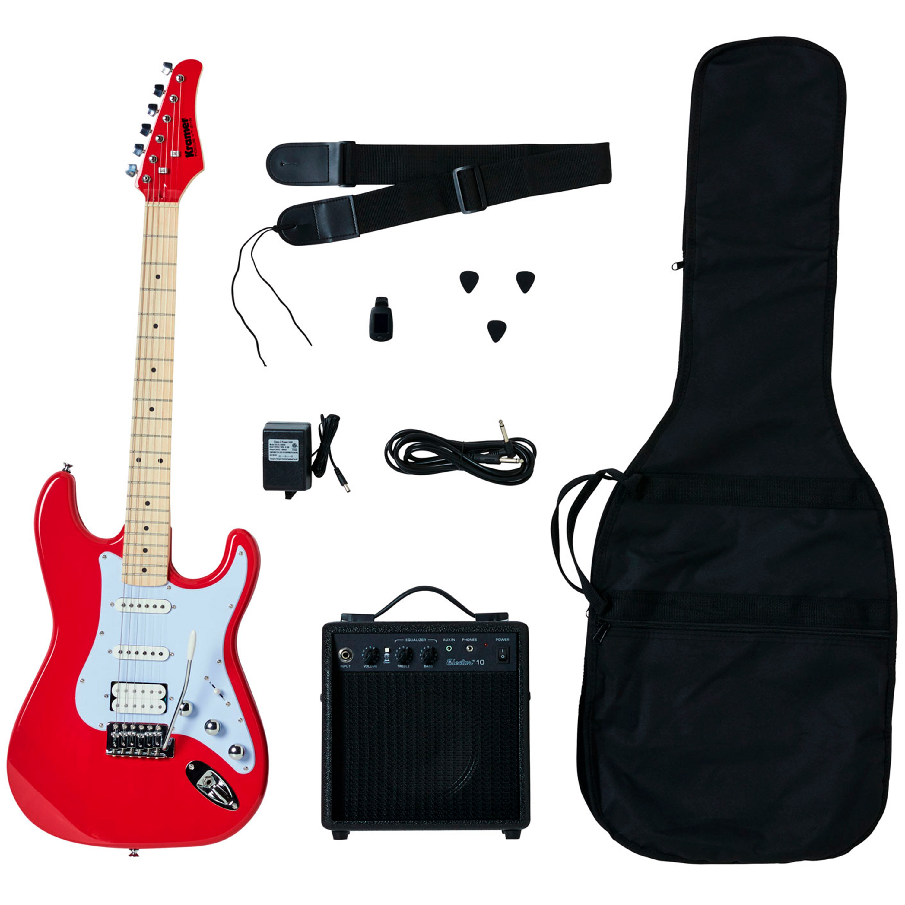 Kramer Focus Electric Player Pack Red Pack Guitare Electrique