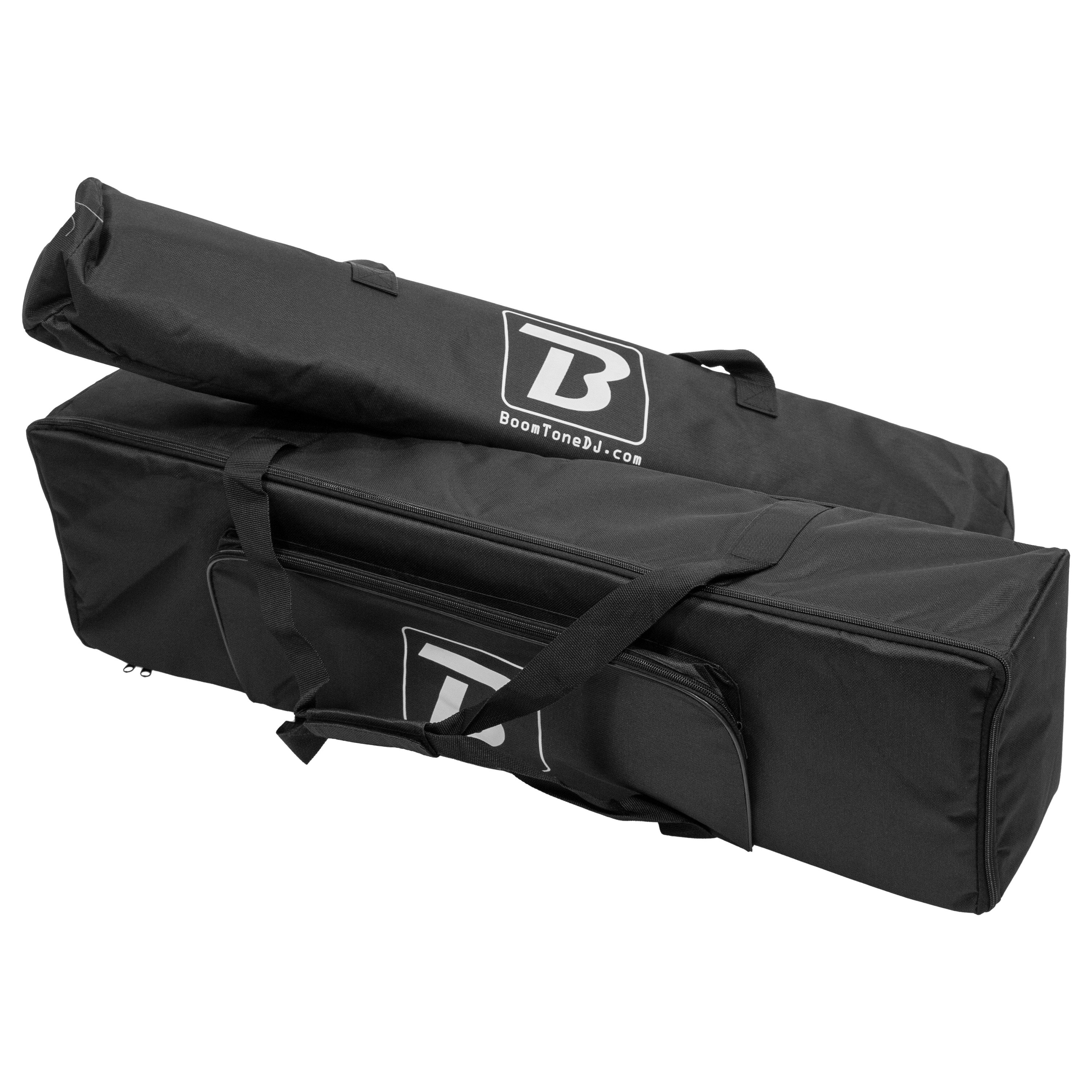 Barre Lumière DJ BoomTone Party Bar Crystal MKII - 4 Projecteurs LED RGBW, Trépied, Télécommande