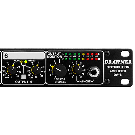 DA6 Balanced Distribution Amplifier Drawmer