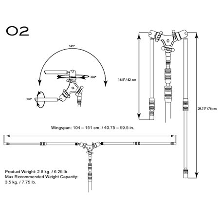 O2 Dual Arm Orbital Boom Triad-Orbit