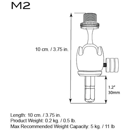 M2 Short Stem Adaptor Triad-Orbit