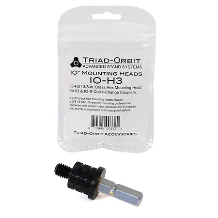 IO-H3 IO 3/8" Quick-Change Coupler Head Triad-Orbit