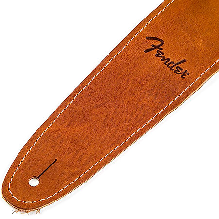 Fender Ball Glove Leather Strap 2.5" Brown