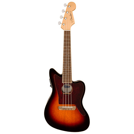 Fullerton Jazzmaster Uke 3-Color Sunburst Fender