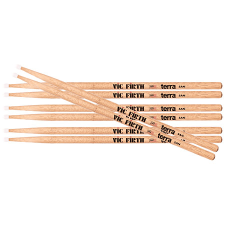 Vic Firth Pack 4 paires 5ATN Terra