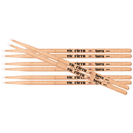 Vic Firth Pack 4 paires 5BTN Terra