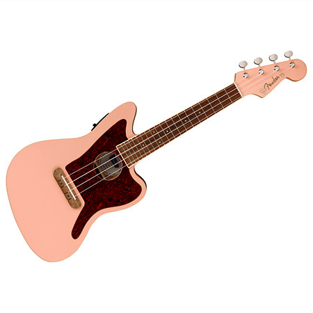 Fullerton Jazzmaster Shell Pink : Ukulélé Fender 