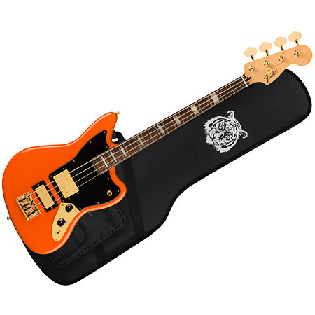 Fender Limited Edition Mike Kerr Jaguar Bass, Tiger's Blood Orange + Housse
