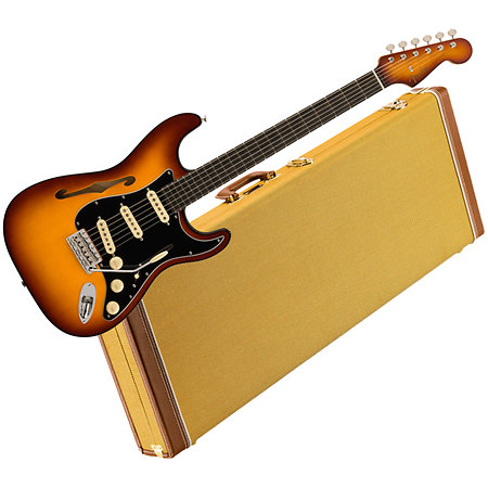 Fender Limited Edition Suona Stratocaster Thinline, Violin Burst + Etui
