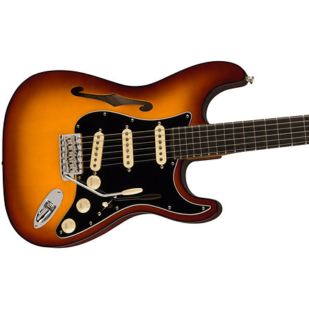 Limited Edition Suona Stratocaster Thinline, Violin Burst + Etui Fender