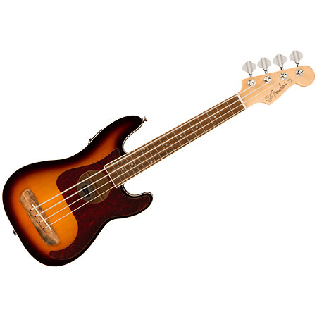 Fender Fullerton Precision Bass Ukulélé 3-Color Sunburst
