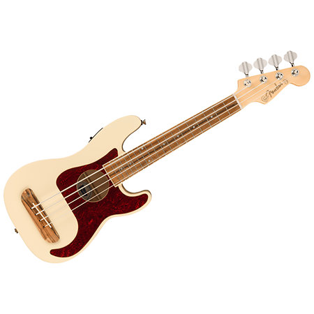 Fender Fullerton Precision Bass Ukulélé Olympic White