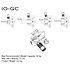 IO-GC Synergy Series IO-Equipped Savior Clamp Triad-Orbit