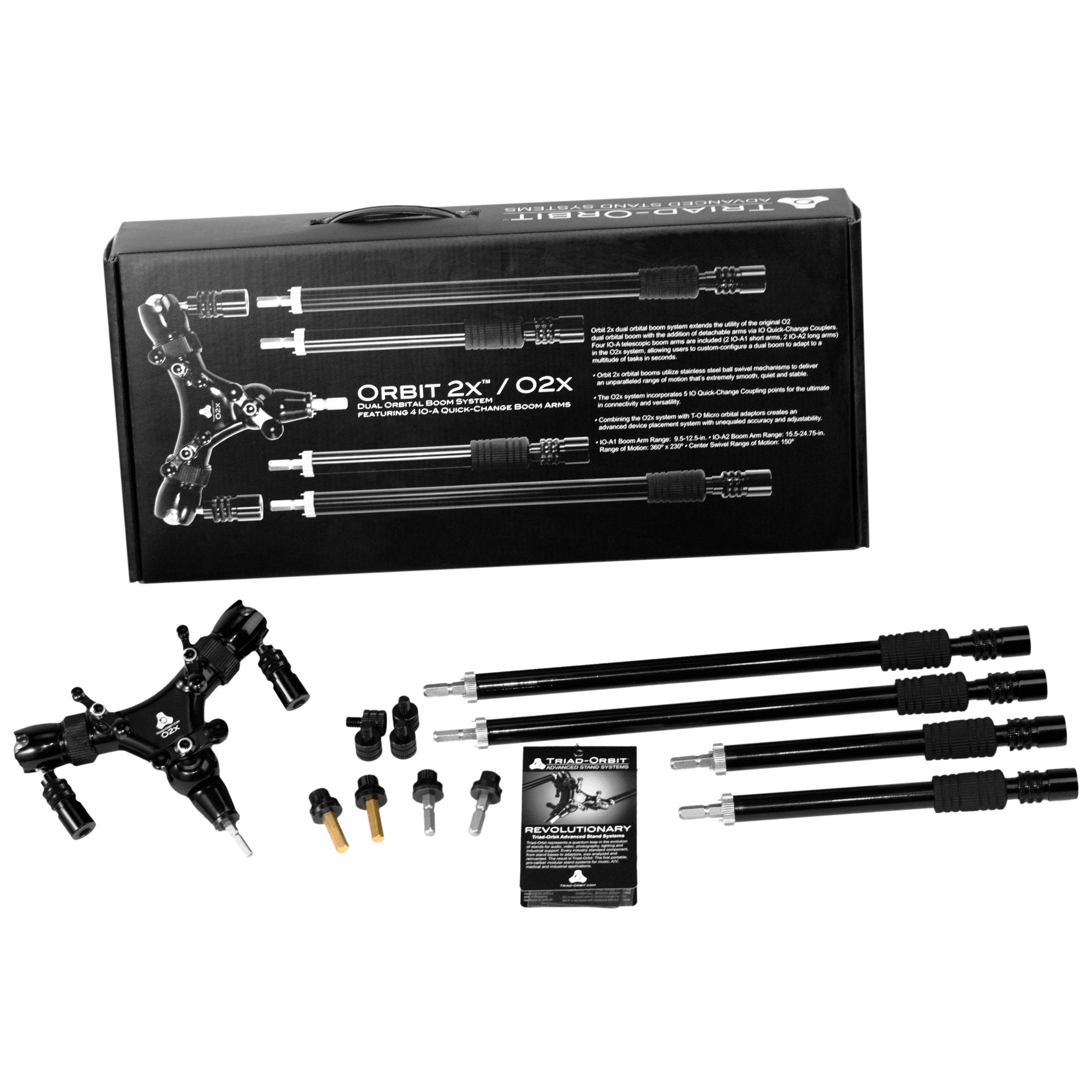 O2x Chain Triad-Orbit O2x Dual Arm Orbital Boom with Interchangeable Arms ...