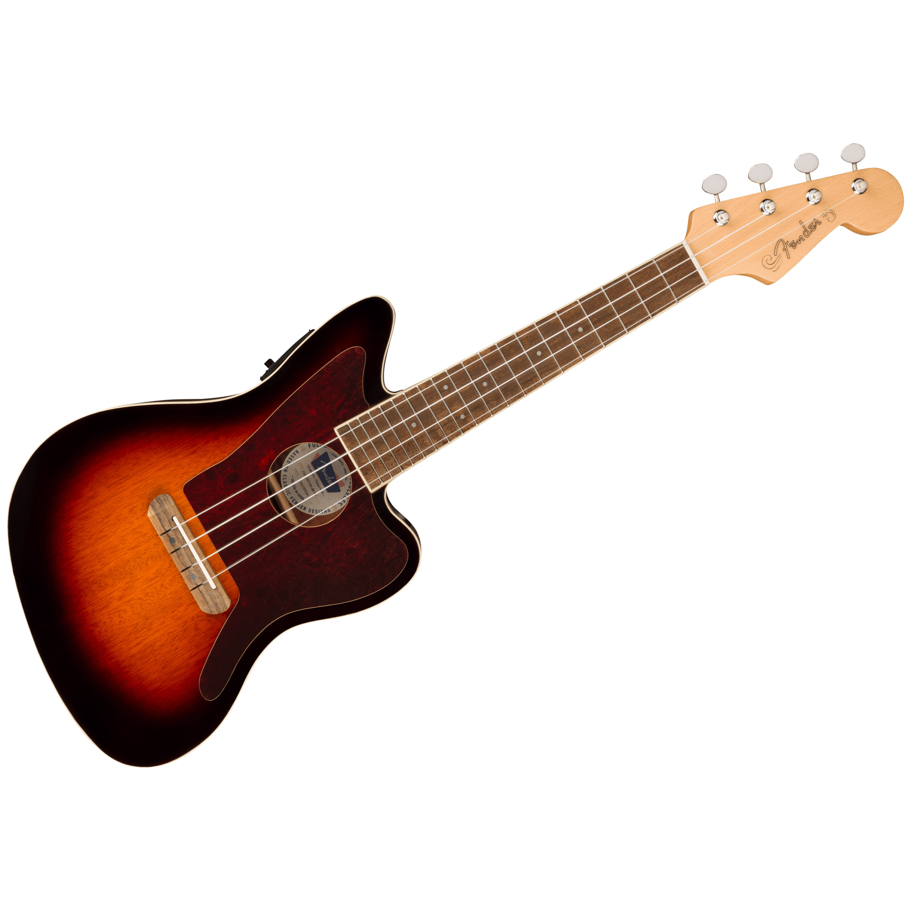 Fender Fullerton Jazzmaster Uke 3Color Sunburst Ukulélé