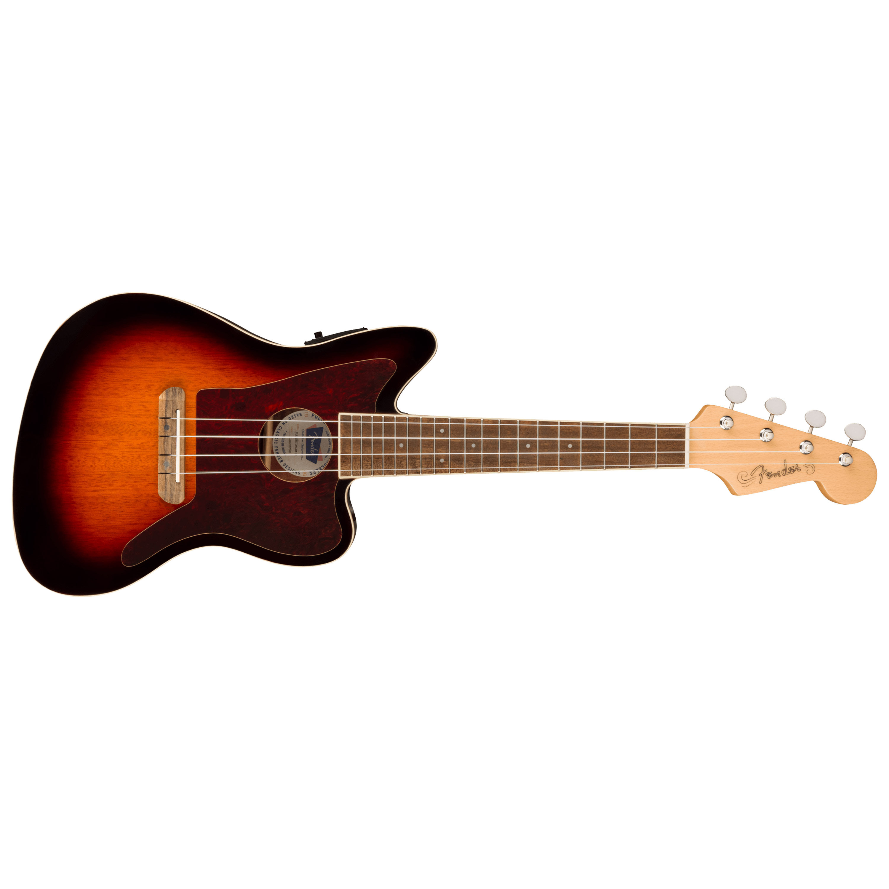 Fender Fullerton Jazzmaster Uke 3Color Sunburst Ukulélé