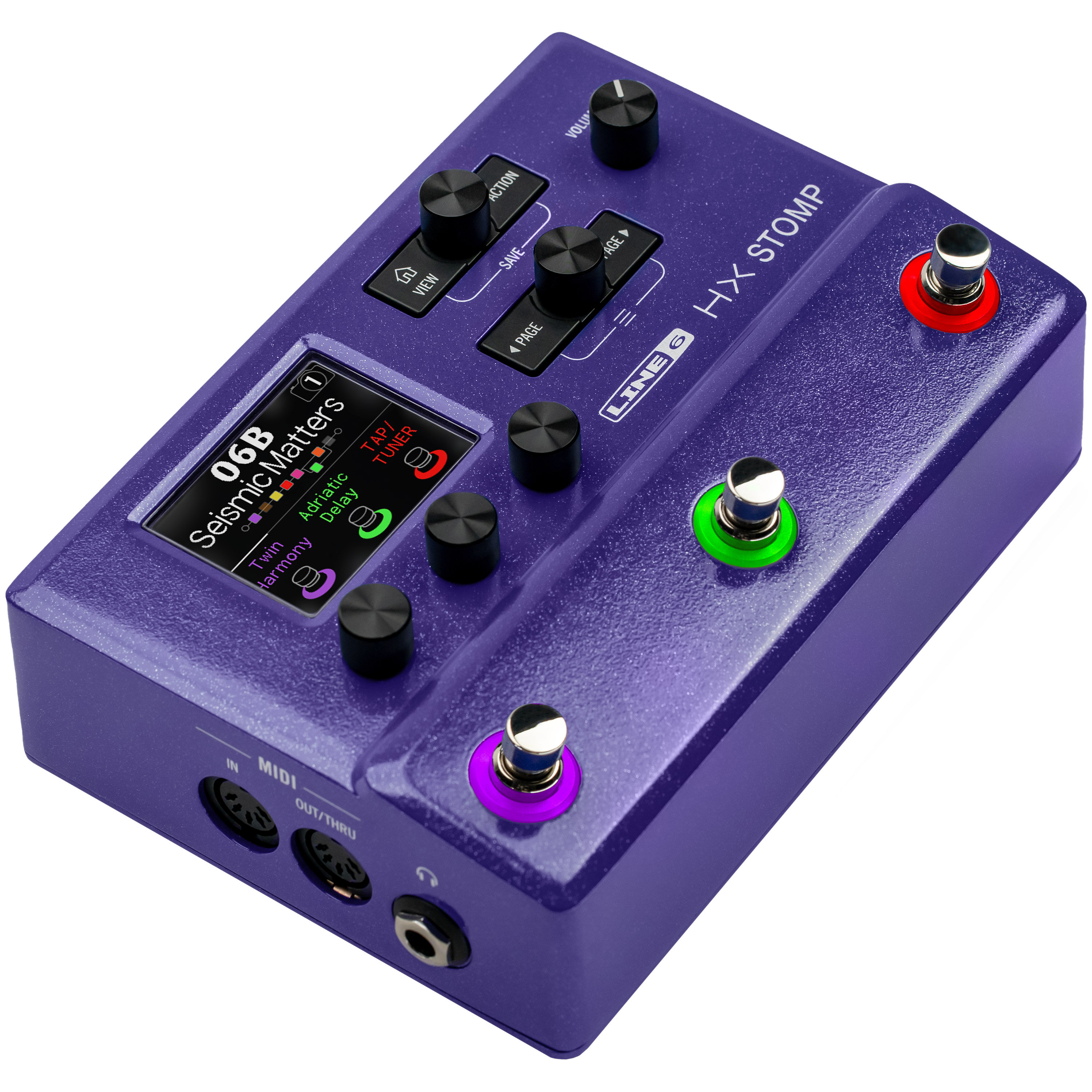 Line 6 HX Stomp Limited Edition Purple Effets Guitare Electrique