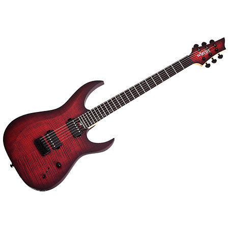 Schecter Sunset-6 Extreme Scarlet Burst