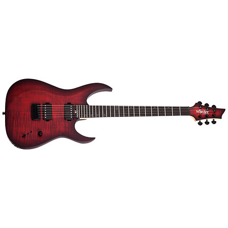 Sunset-6 Extreme Scarlet Burst Schecter