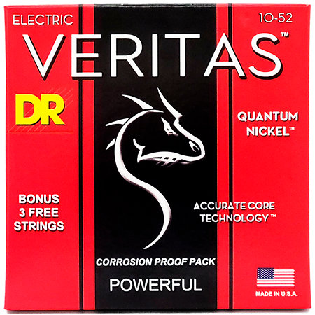 DR Strings VTE-1052 - Veritas Coated 10-52