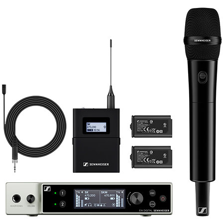 EW-DX MKE 2-835-S Set (R1-9) Sennheiser