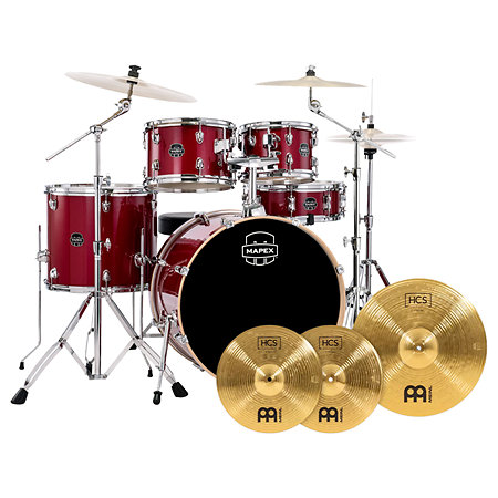 Mapex Pack Mapex Venus 22'' Crimson Red + cymbales Meinl BCS