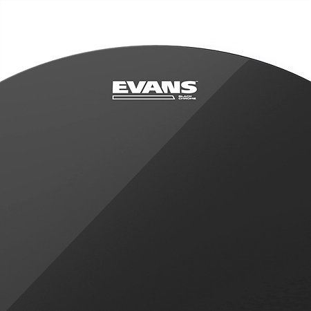 Evans TT16CHR Black Chrome 16"  Peau de Frappe
