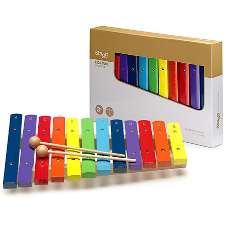 Stagg XYLO-J12 RB Xylophone 12 lames multi Color