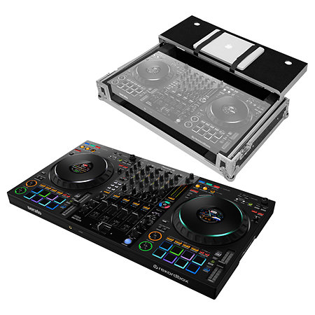 Pioneer DJ Pack DDJ-FLX10 + Flight Case à roulettes Silver