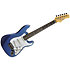 Guitare Électrique EKO S-100 3/4 - Forme Stratocaster, 3 Micros Simple Bobinage, 22 Frettes, Couleur Noir