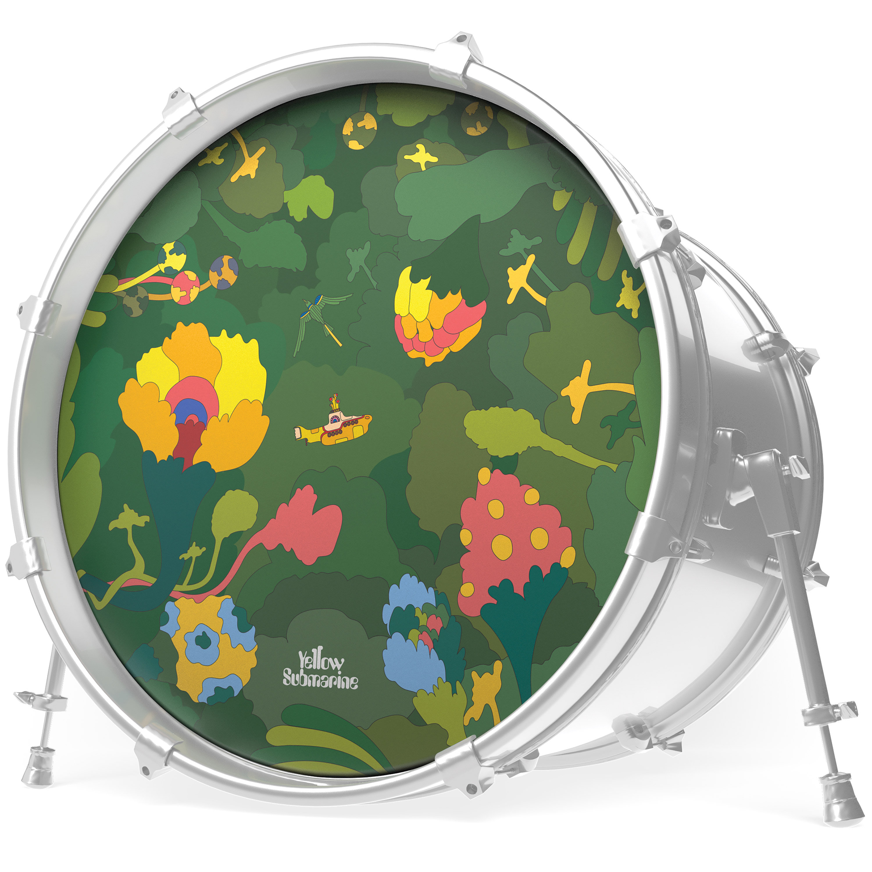 Yellow Submarine Pepperland Woods 22 : Grosse Caisse Evans - SonoVente.com