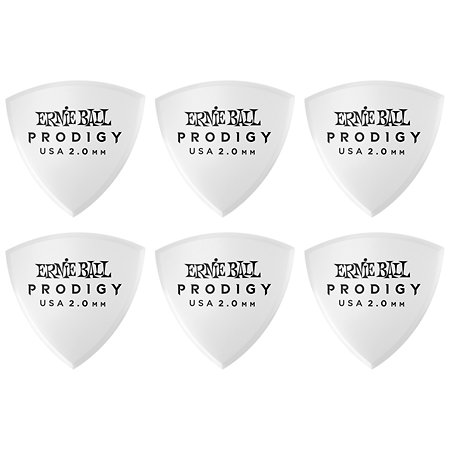 9337 Prodigy Bouclier 2 mm Sachet de 6 Ernie Ball