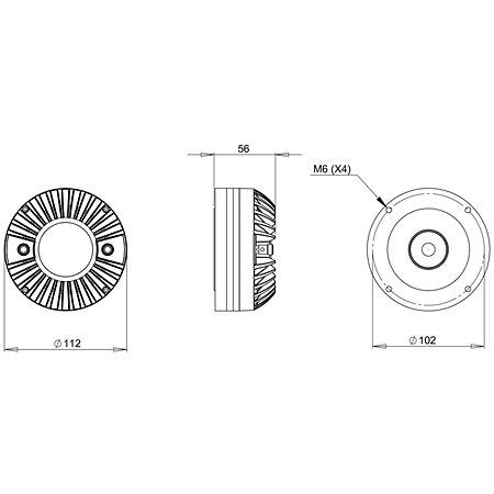 B&C Speakers DE780TN 16 Ohms