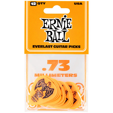 9190 Sachet de 12 Orange 0,73 mm Ernie Ball