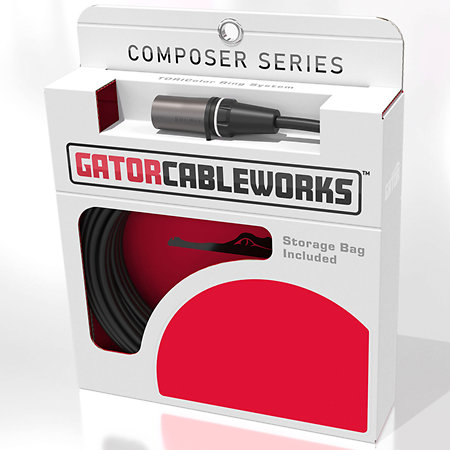 Gator Cableworks Composer XLR M TRS-10' Câble Micro 3m