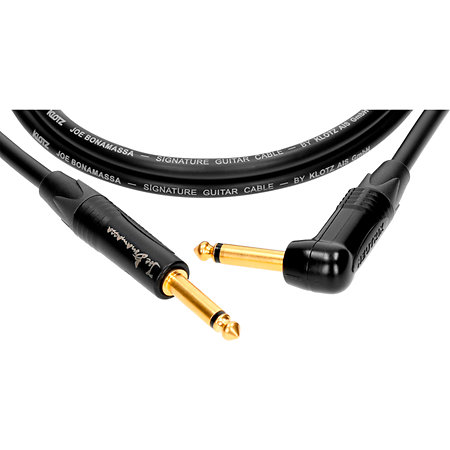 JBNPR060 Joe Bonamassa Guitar Cable Jack Mâle TS Jack Mâle TS coudé 6m Klotz