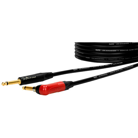 JBNRSP030 Joe Bonamassa Guitar Cable Jack Mâle TS Jack Mâle TS Coudé Silent Plug 3m Klotz