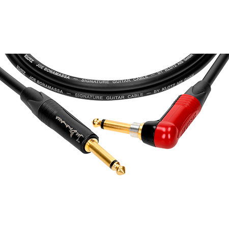 JBNRSP090 Joe Bonamassa Guitar Cable Jack Mâle TS Jack Mâle TS Coudé Silent Plug 9m Klotz