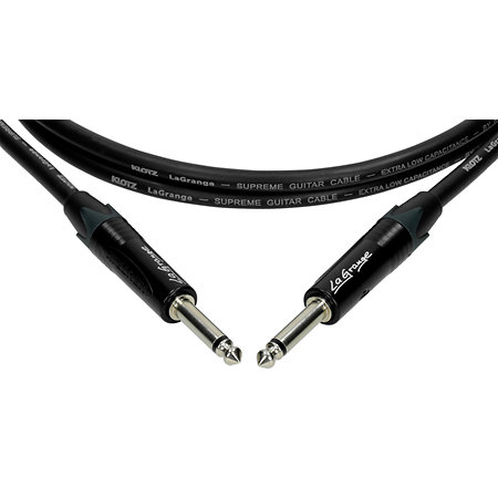 LA-PP0450 LA-Grange Supreme Guitar Cable Jack Mâle TS Jack Mâle TS 4,5m Klotz