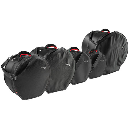 Gewa Jeu de housses batterie SPS 22"x18", 10"x8", 12"x9", 16"x16", 14"x6,5"