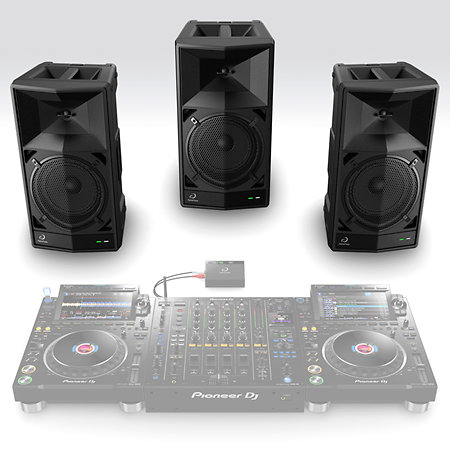 Pack de sonorisation 1000 W avec enceintes DJ-920