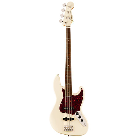 Classic Vibe Mid-60's Custom LTD Jazz Bass Olympic White Squier by FENDER