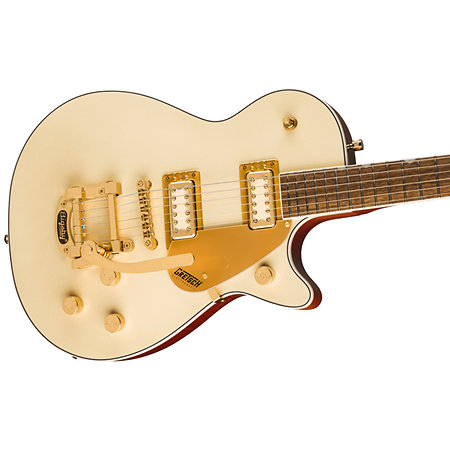 ELECTROMATIC PRISTINE LTD JET SINGLE-CUT WITH BIGSBY White Gold Gretsch Guitars