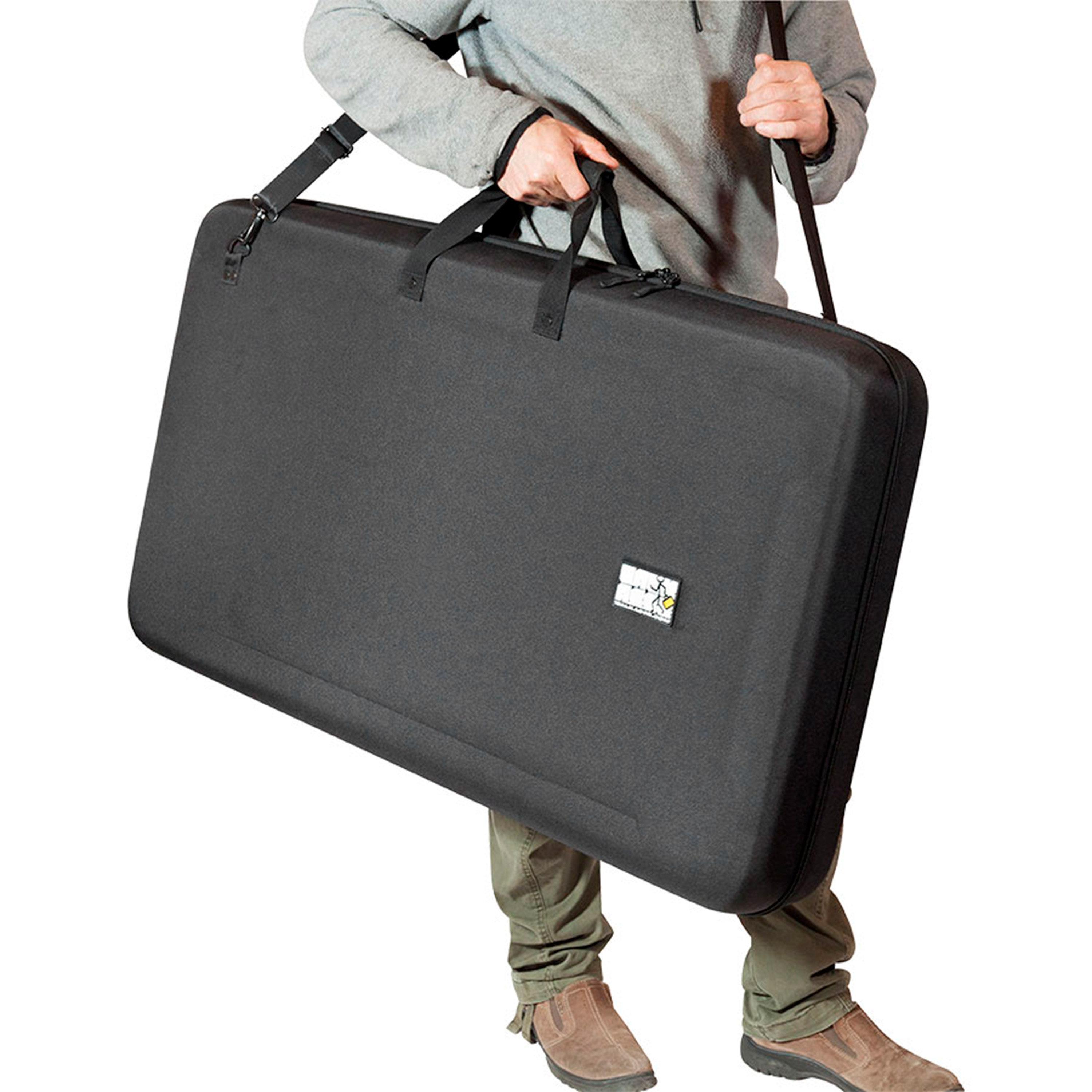 Valise Rigide Walkasse Pour Pioneer OPUS-QUAD | Coque EVA 9mm | Nylon Balistique - Noir